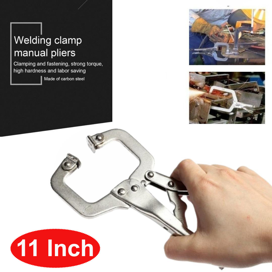SPIFFLYER Tang Penjepit Vise Grip Welding Mouth C Clamp 11 Inch