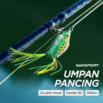 TaffSPORT Umpan Pancing Kodok Silikon Frog Lure Soft Tube Bait - UMK01