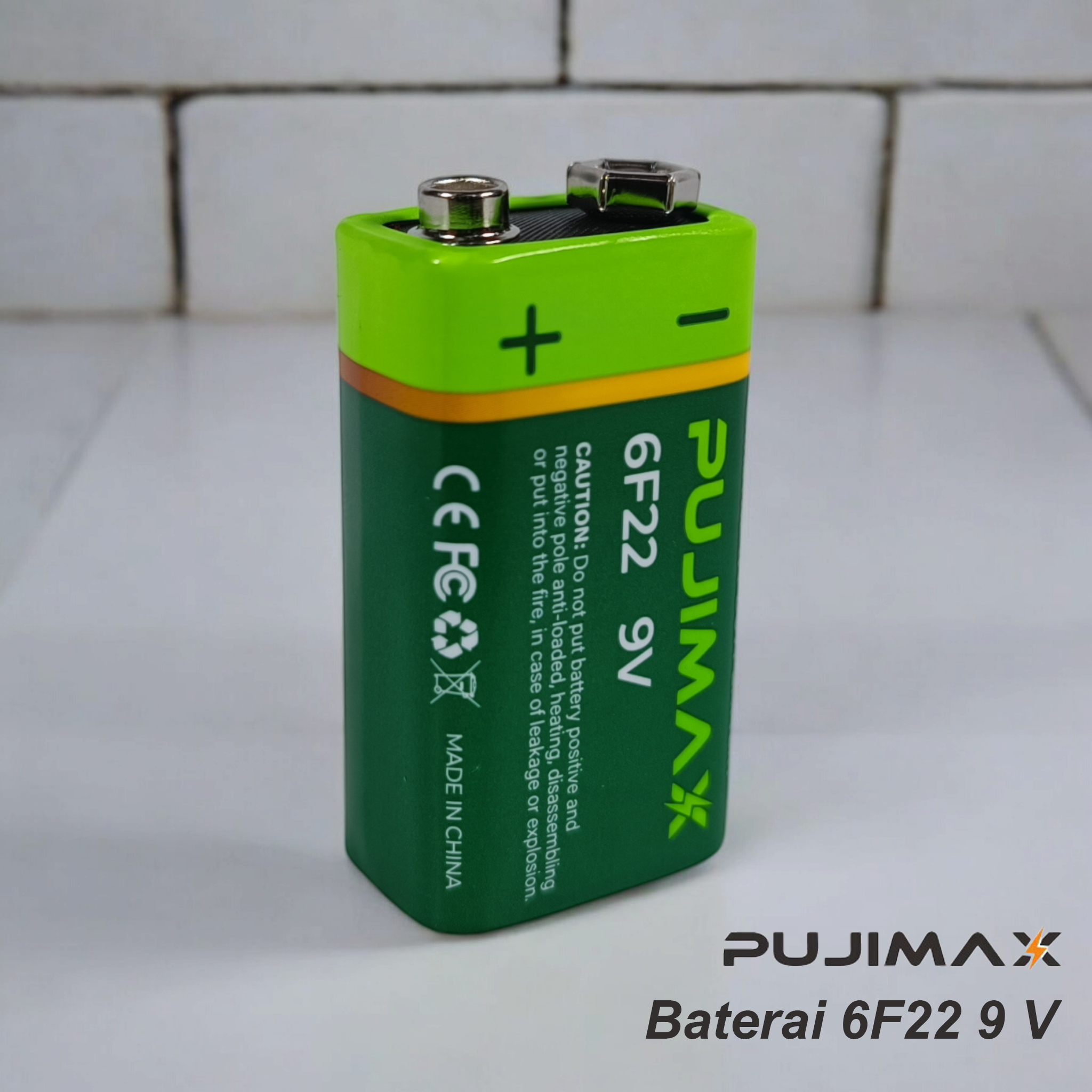 PUJIMAX Baterai Sekali Pakai 9V Super Heavy Duty Carbon Cell