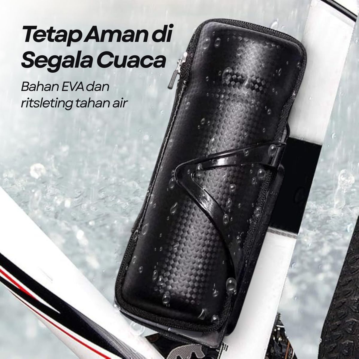 Chebilu Tas Sepeda Waterproof Bag Bottle Cage Capsule Bag