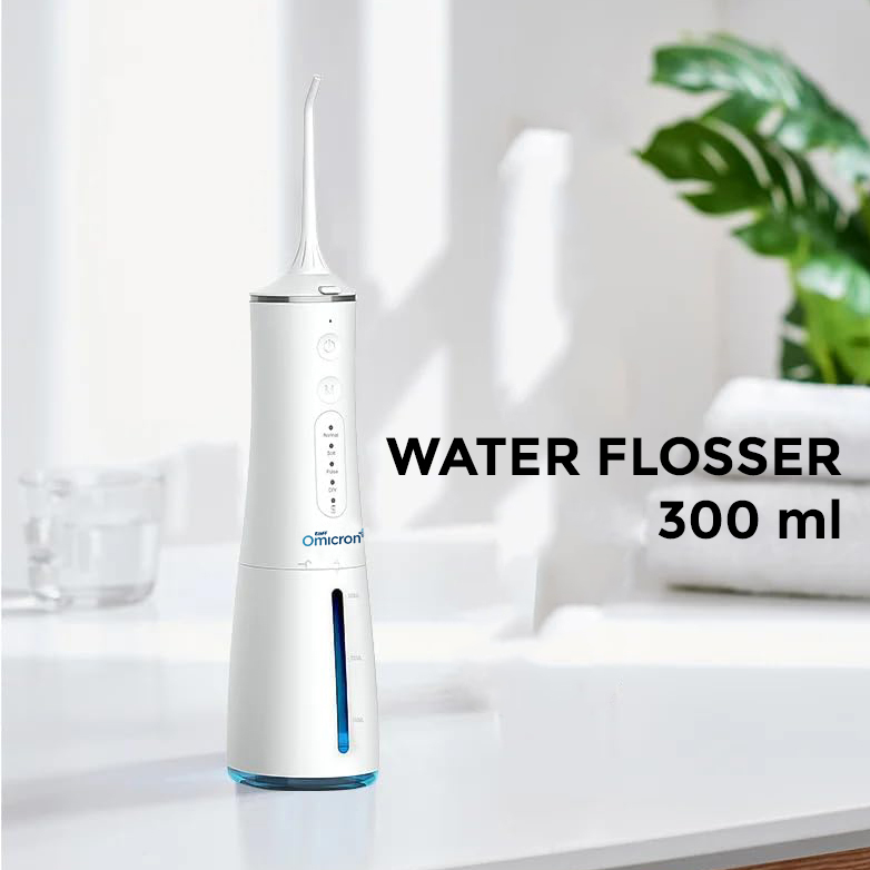 TaffOmicron Water Flosser Dental Irrigator Pembersih Karang Gigi 300ml - BV-609