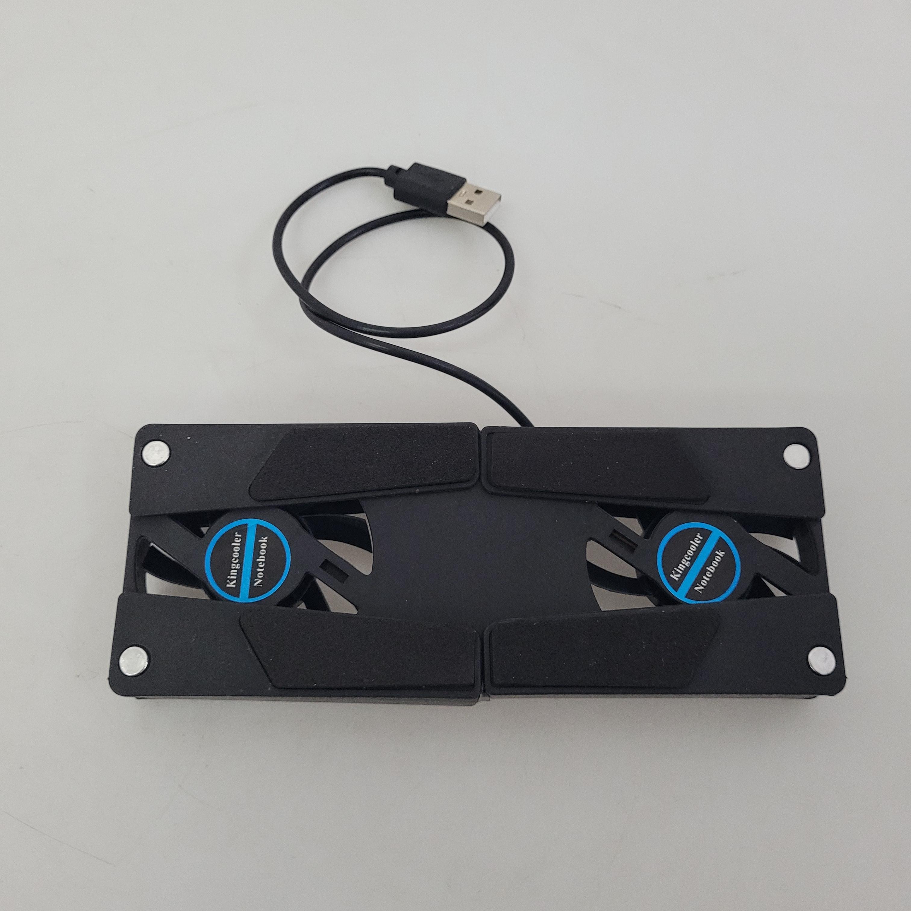 Kingcooler Cooling Pad Laptop Kipas Pendingin Lipat 2 Fan 14 Inch - 818