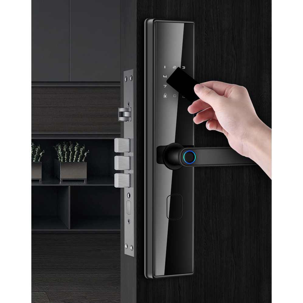 SUOYUN Smart Door Lock Fingerprint Password Card - B09