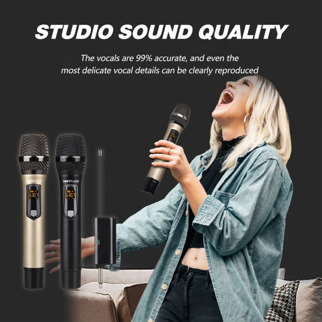 TaffSTUDIO Mikrofon Karaoke Wireless Portable KTV 2.4GHz - X220U