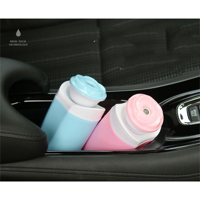 Taffware Air Humidifier Mini Car Home Ultrasonic Flower Style 250ml - MX-001