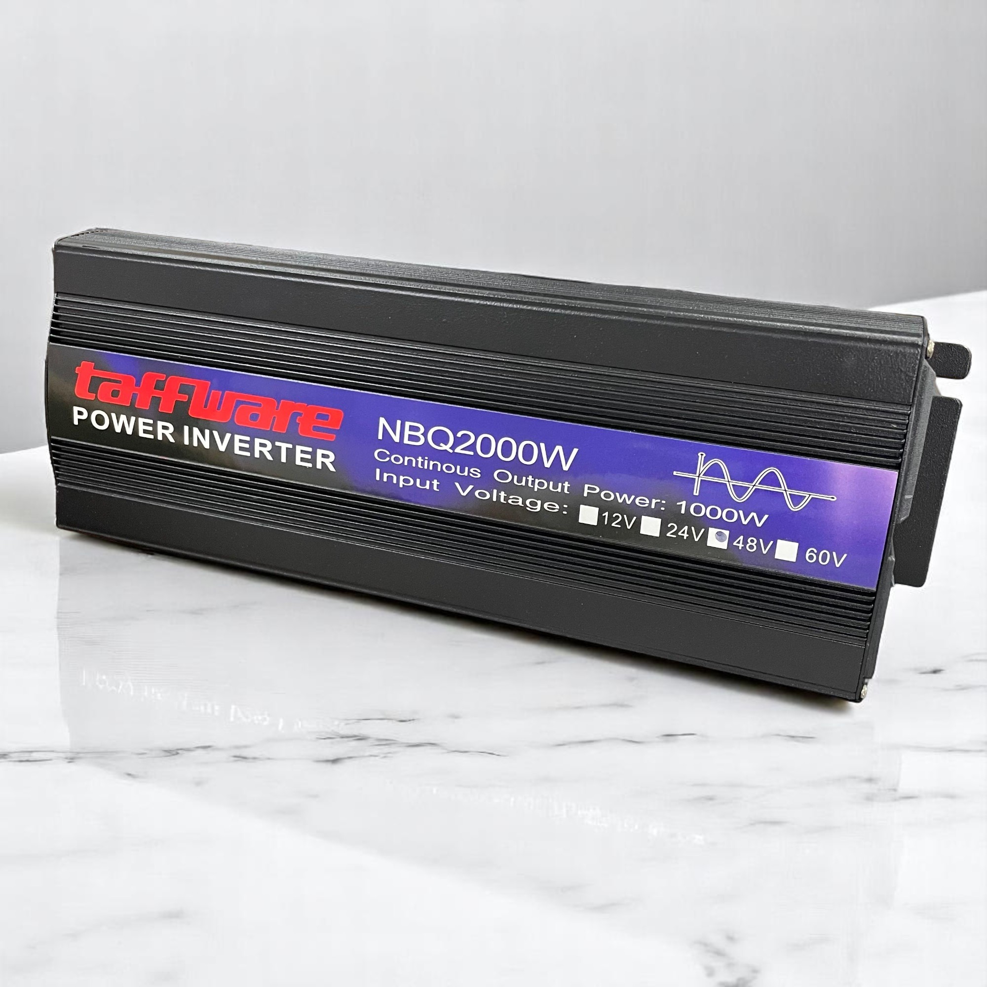 Taffware Power Inverter Mobil Pure Sine Wave DC 48V to AC 220V 2000W - NBQ2000W