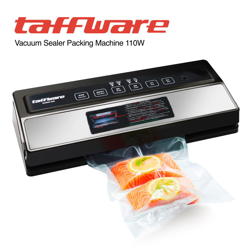 Taffware Alat Vakum Makanan Vacuum Sealer Packaging Machine with Bag - E2900-MS