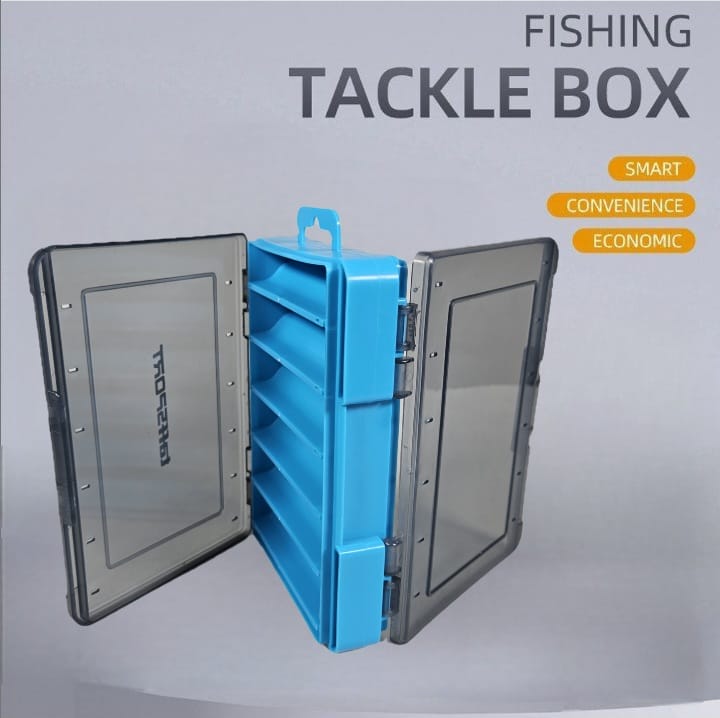 TaffSPORT Kotak Perkakas Kail Pancing Tackle Box Double Side 12 Grid - YR-12