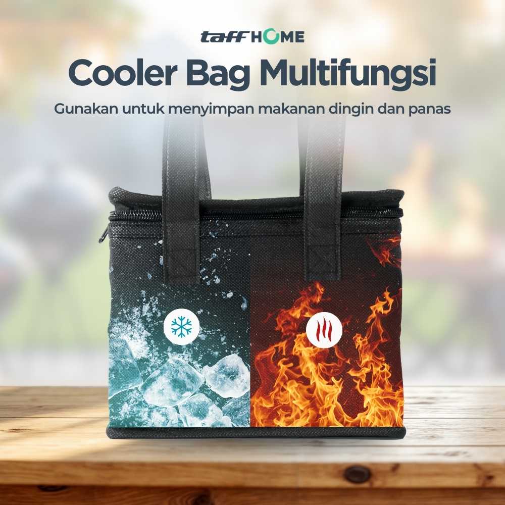 TaffHOME Tas Pendingin Makanan Cooler Bag Thermal Insulated Bag - S1524 - Gambar 2