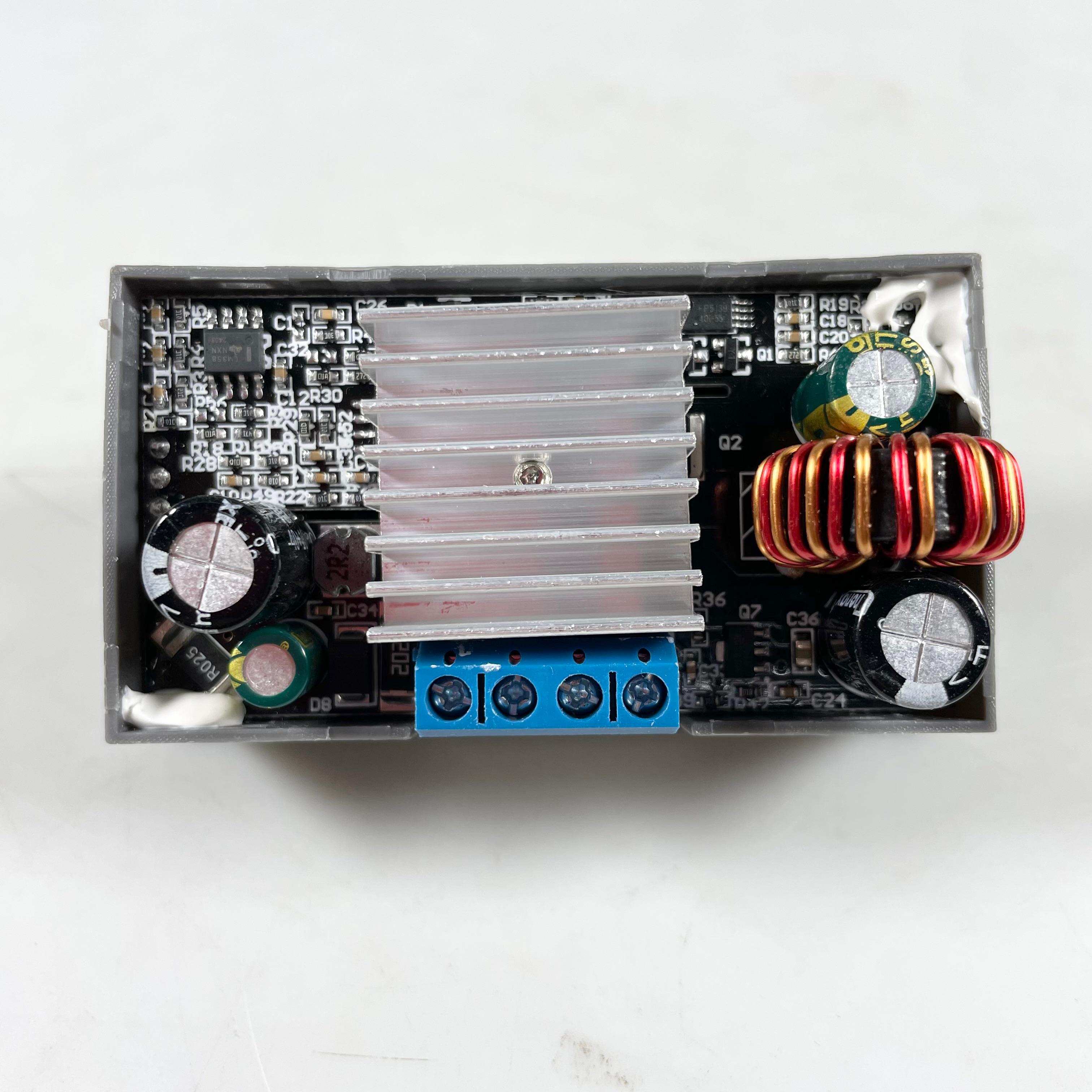 Module DC Buck Boost Converter CC CV Programmable 30V 4A with Display - ZK-4KX