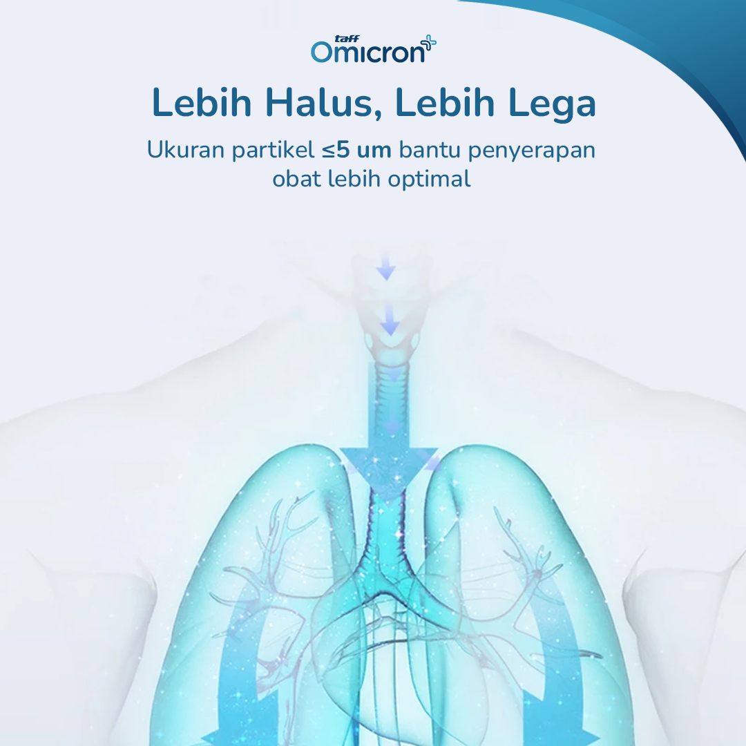 TaffOmicron Alat Terapi Pernapasan Handheld Nebulizer Inhaler Atomizer - UN100