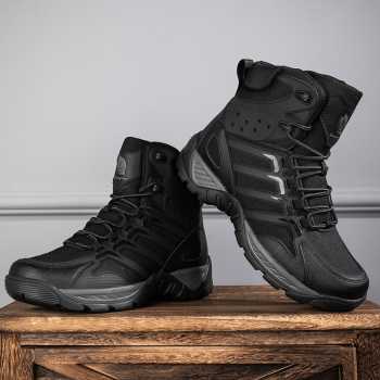 Jual Sepatu Gunung Pria Fashion Men's Boots Comfortable High-top