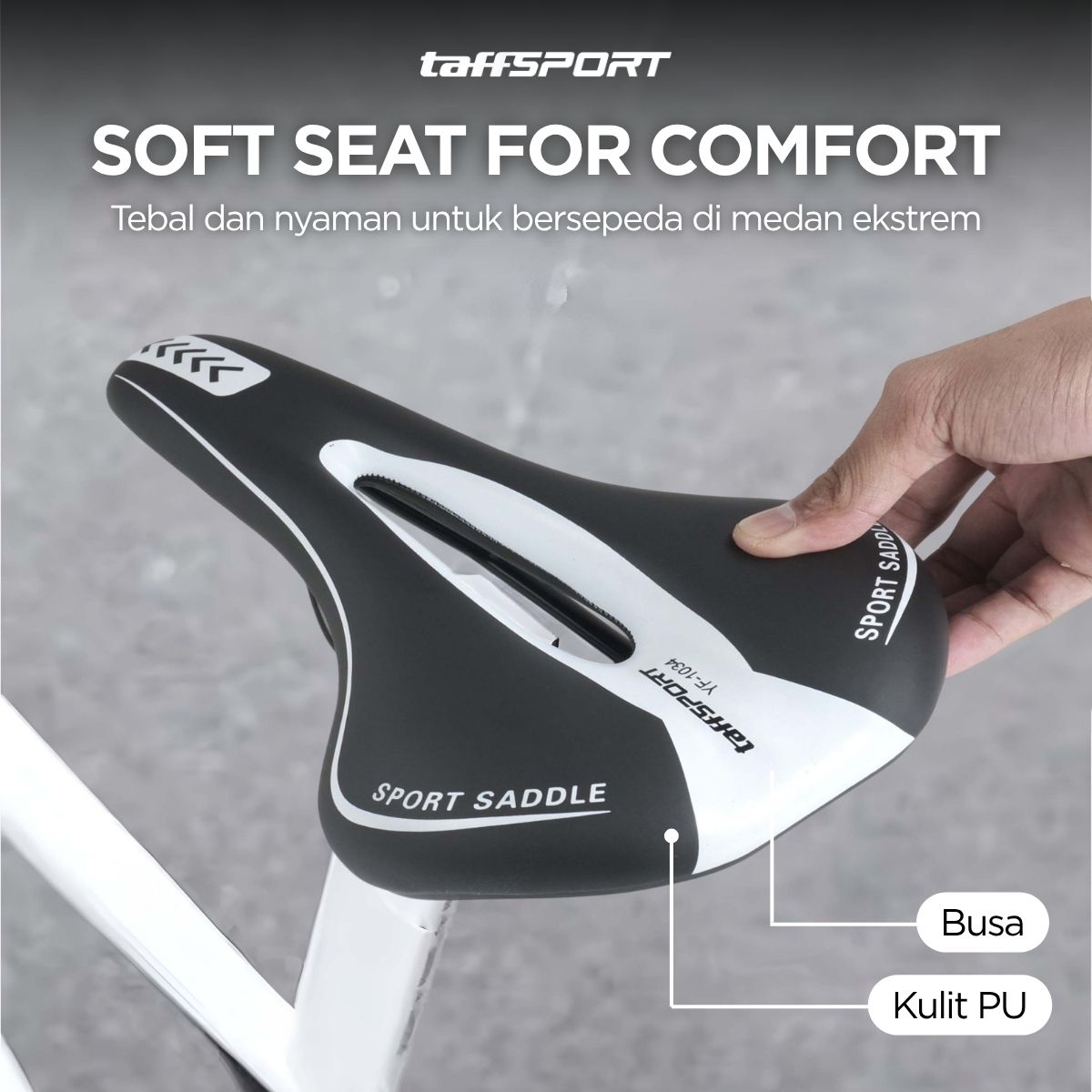 TaffSPORT Sadel Sepeda Sport MTB - YF-1034