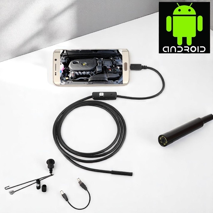 TaffOmicron Kamera Endoskopi Borescope Android USB Waterproof - TES-EN-AN97