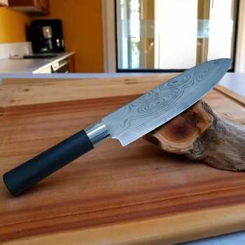 CHEFKO Pisau Dapur Daging Chef Knife Damascus Pattern Stainless Steel - CF150