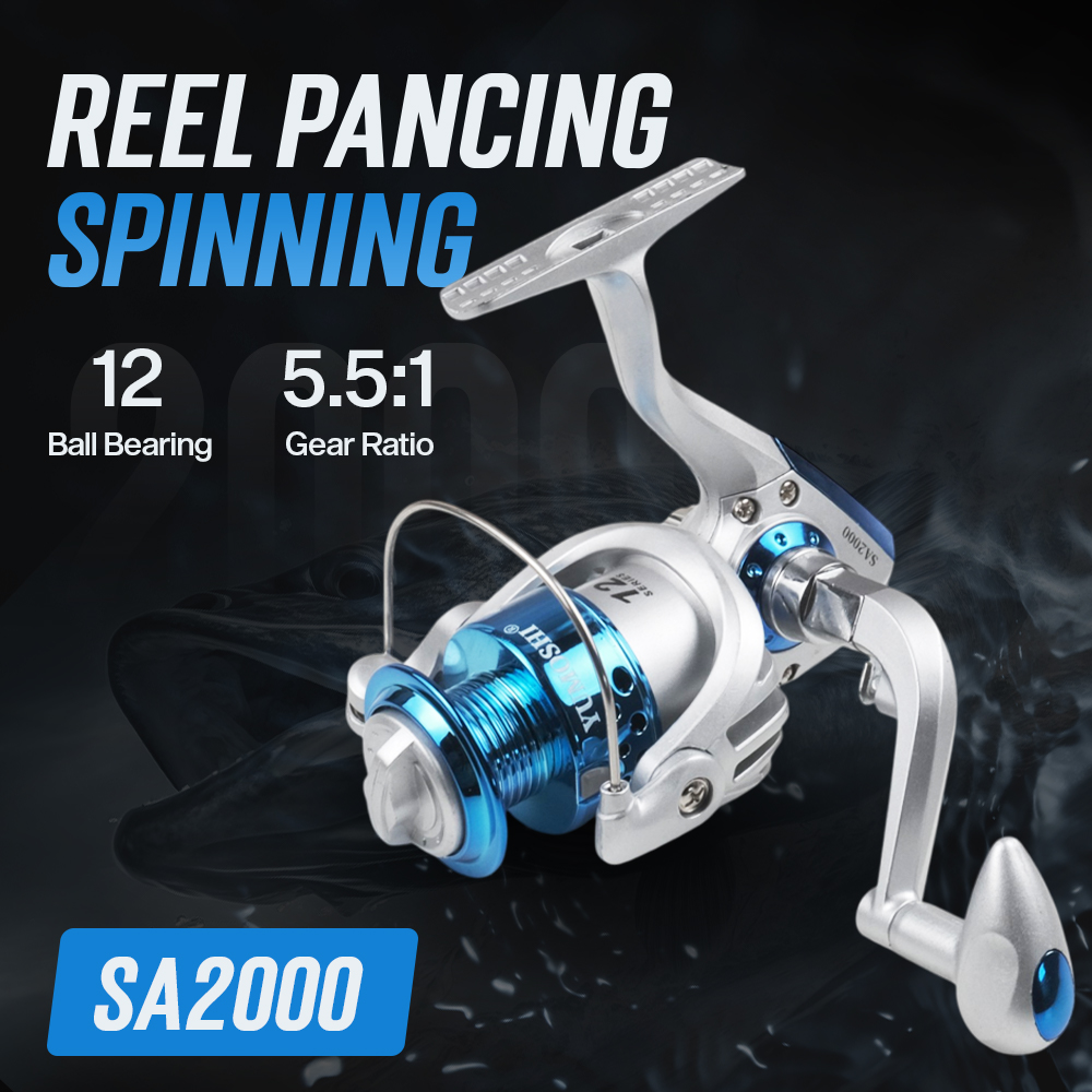 YUMOSHI Reel Pancing Spinning Fishing Reel 5.5:1 SA Series