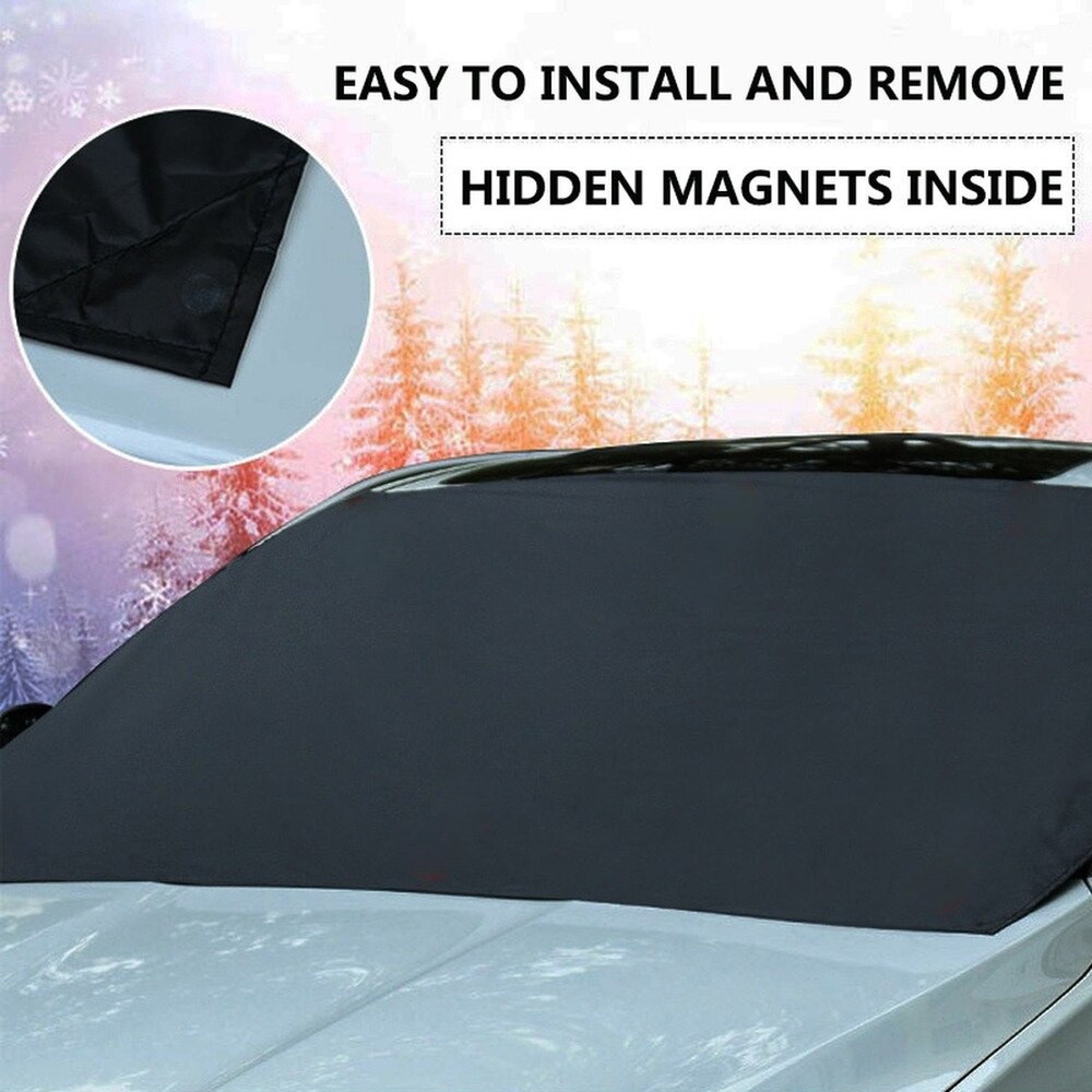 SGODDE Cover Kaca Depan Mobil Magnetic Sunshade Windscreen Protector - GE212