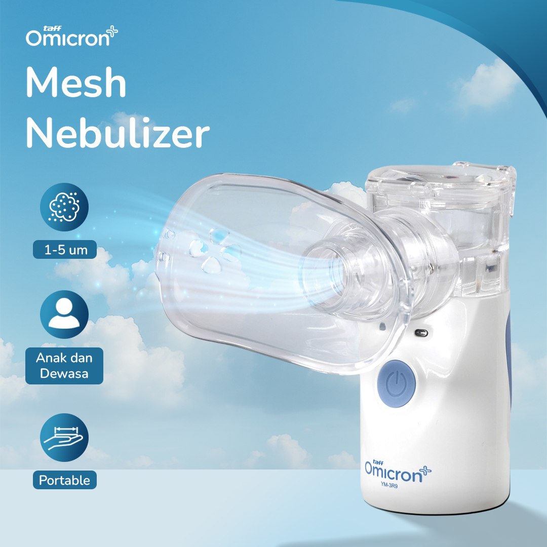 TaffOmicron Alat Terapi Pernapasan Asma Inhale Nebulizer - YM-3R9