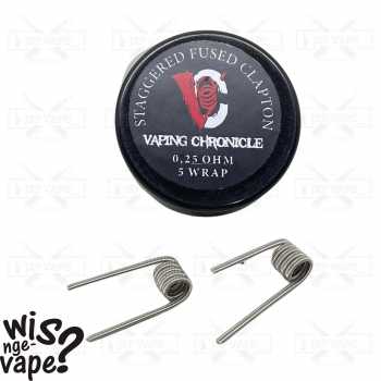 Vaping Chronicle Staggered Fused Clapton Coil
