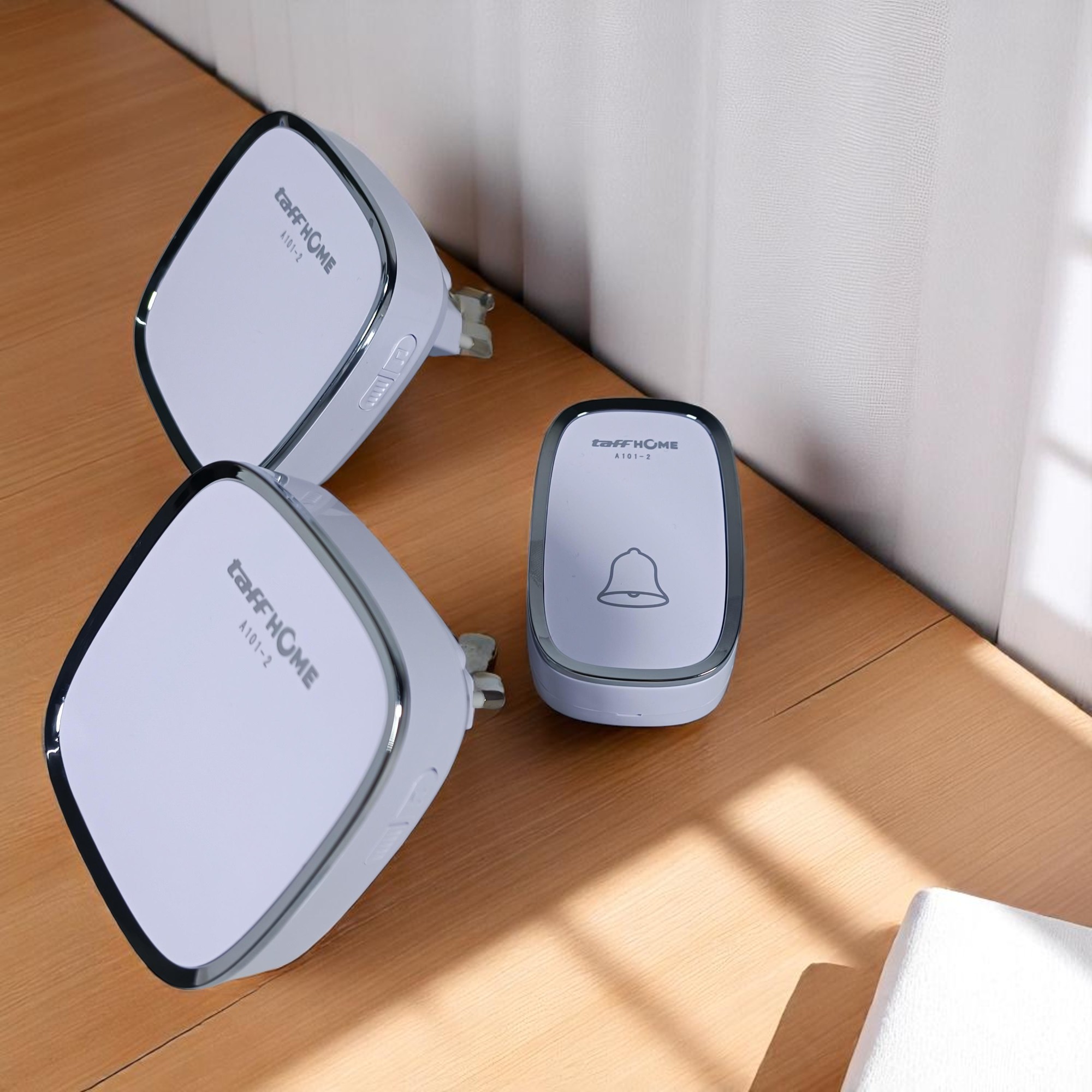 Taffware Bel Pintu Rumah Wireless Doorbells Waterproof 59 Nada - A101