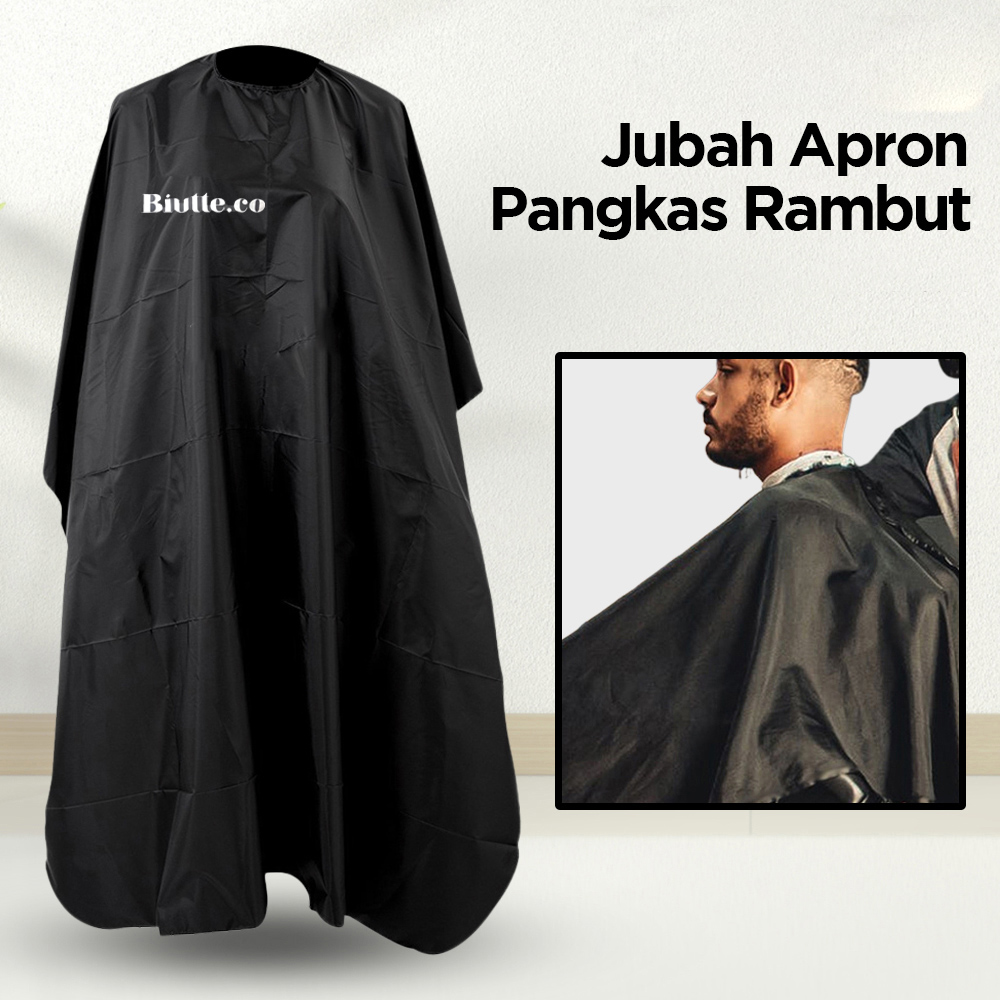 Biutte.co Jubah Apron Kip Pangkas Rambut Salon Barbershop Cape Nylon - B03