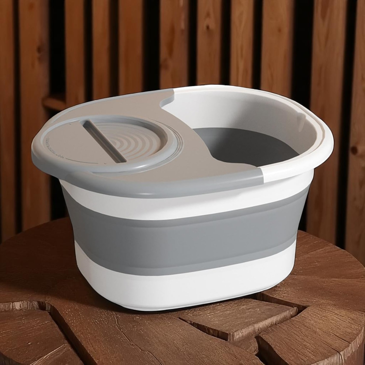 Bema Dorji Ember Pijat Kaki Folding Collapsible Sauna Bucket 15L - 8010