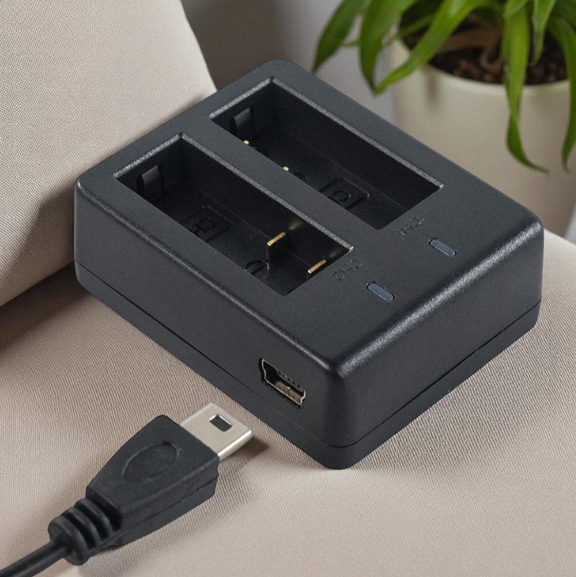 GREYSKY Dual Battery Charger SJCAM SJ4000 SJ5000 SJ6000 M10 - AX-SJ4000C