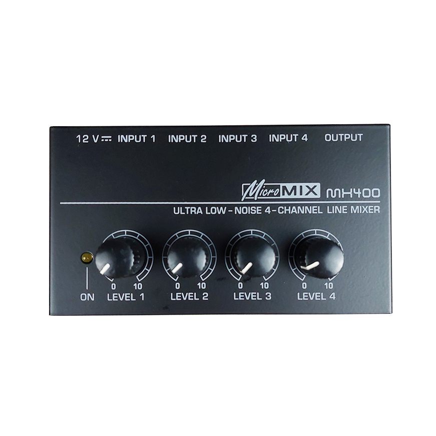 Micromix Professional Ultra-compact Karaoke Mixer Amplifier 4 Ch - MX400