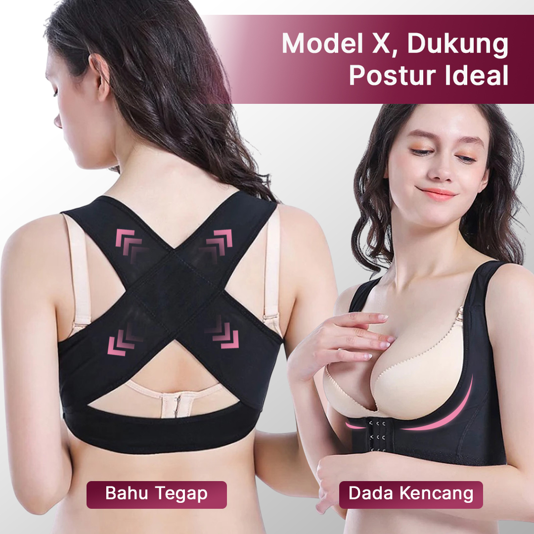 Genkent Korset Tali Body Harness Punggung Breast Support - BBJ-16