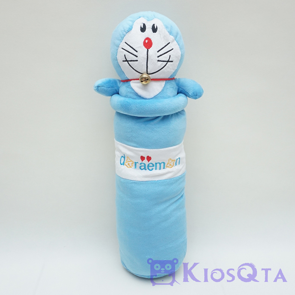 guling boneka doraemon biru large JUN