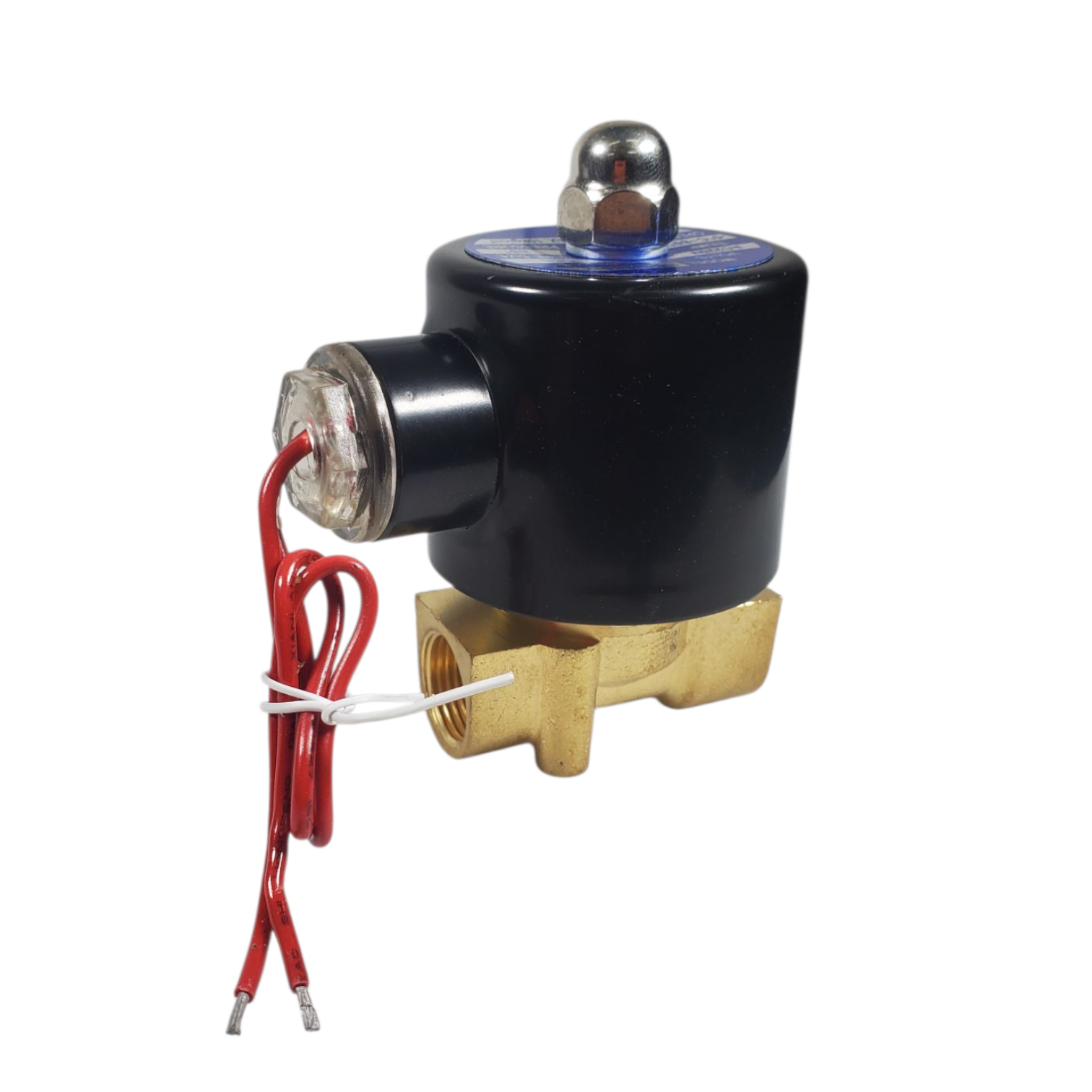 BESASE Solenoid Water Valve Electric Normally Close 220V 3/8 Inch - 2W-040-10