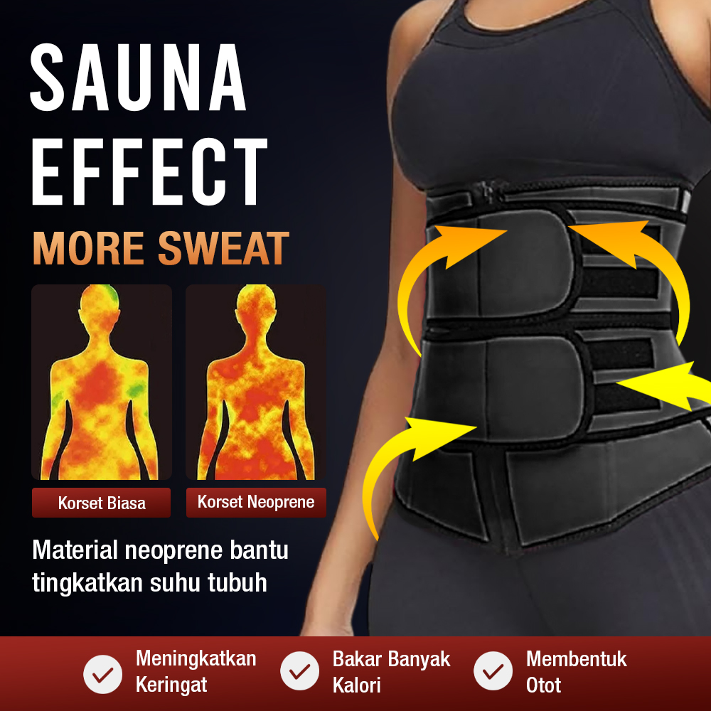 KLV Korset Body Shaper Strap Waist Women Slimming Abdomen - K12