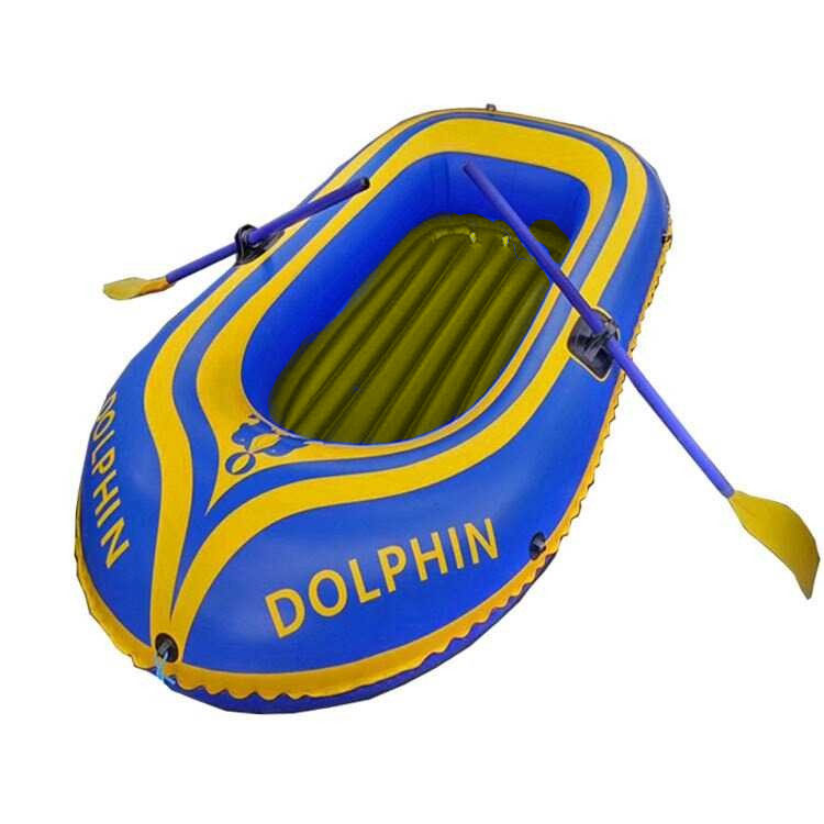 DOLPHIN Perahu Karet Mancing Inflatable Fishing Boat 2 Person - XC713