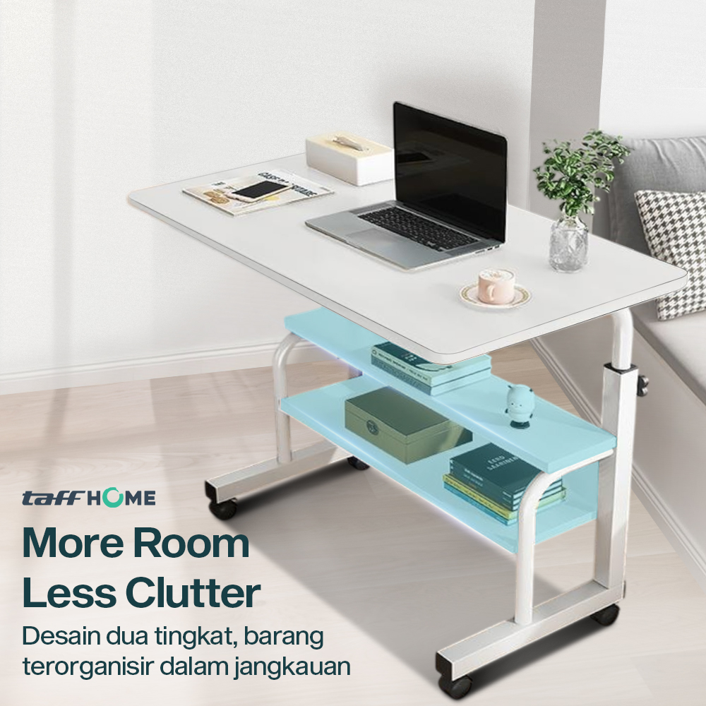 TaffHOME Meja Laptop Adjustable Portable Working Desk 3 Layer 60x40cm - ND04