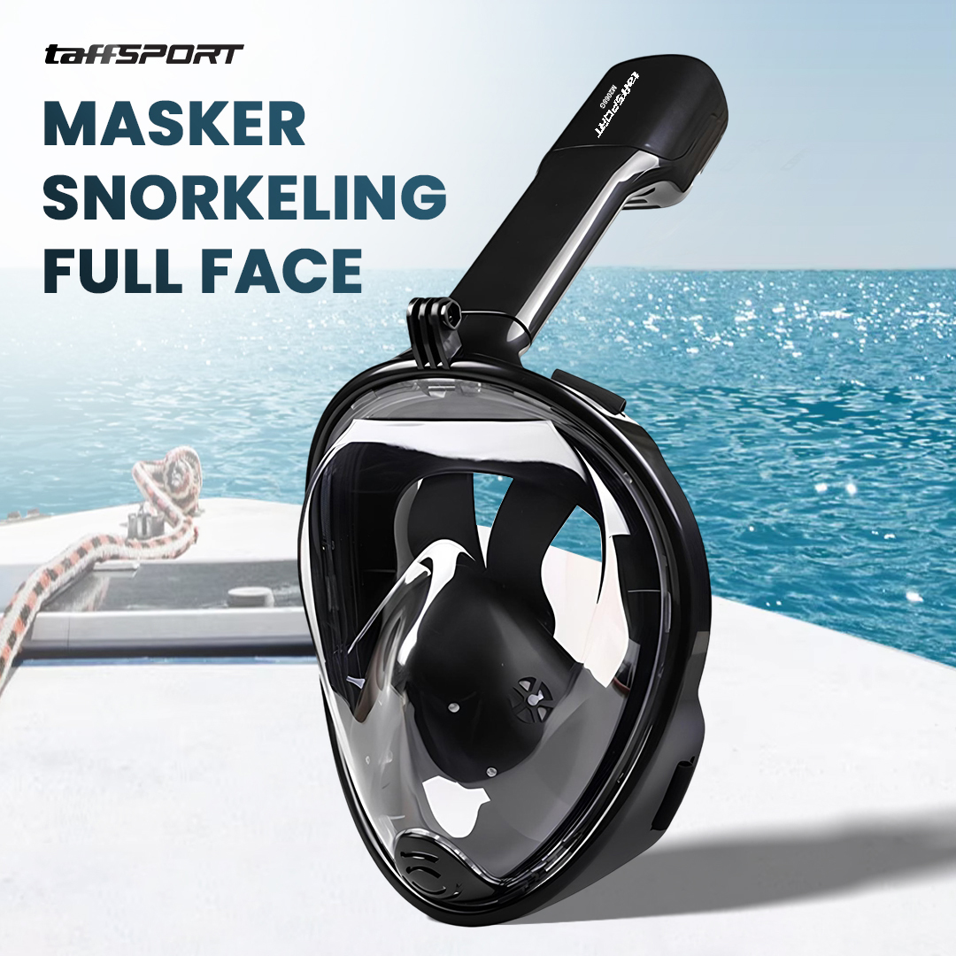 TaffSPORT Snorkeling Full Face Size L/XL untuk Mi GoPro - M2068G