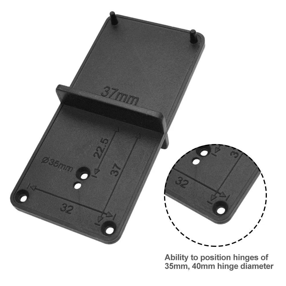 Alloet Alat Bantu Bor Engsel Pintu Hinge Hole Drill Guide 35/40mm - WX014