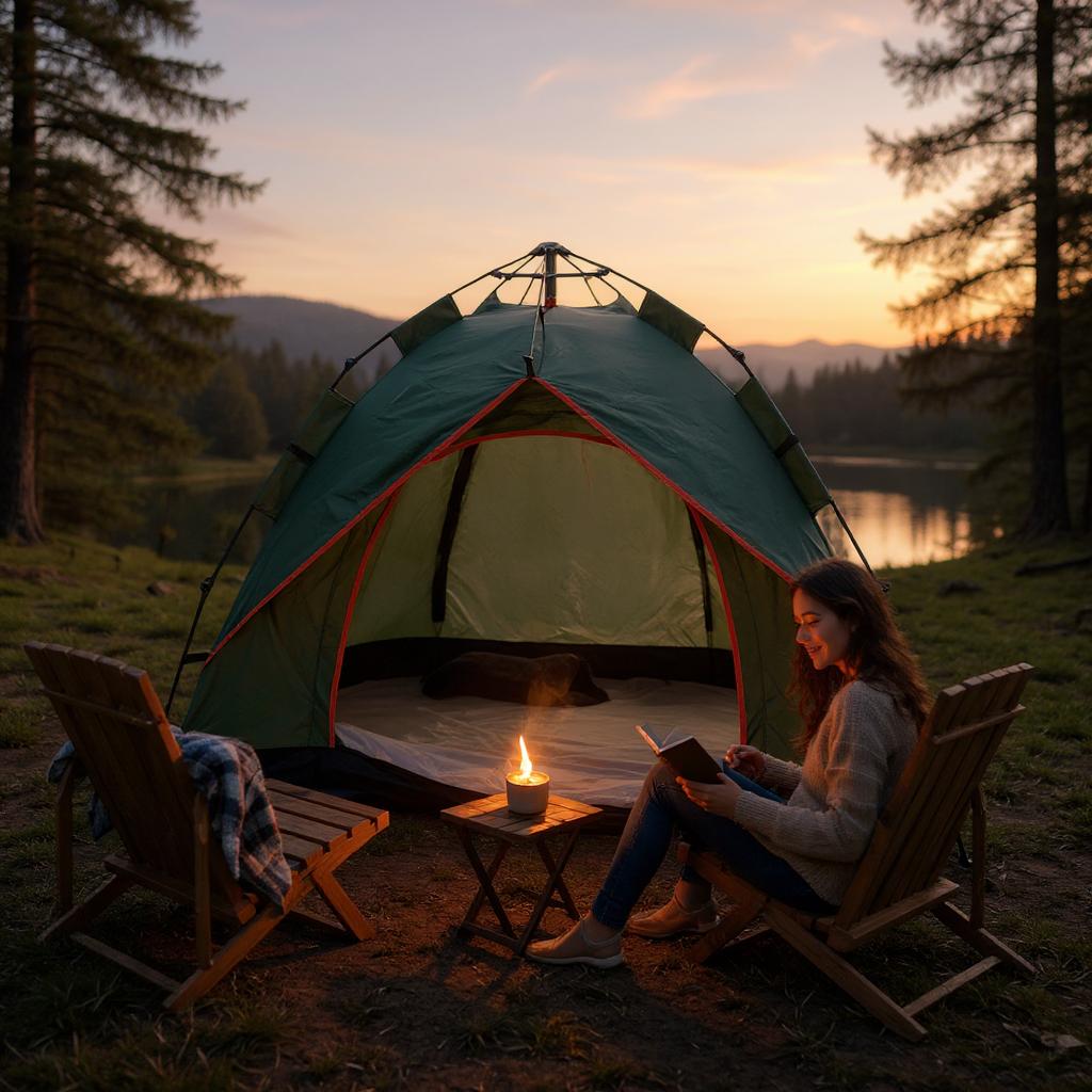 AstaGear Tenda Camping Outdoor 3-4 Orang Single Layer - SH-014