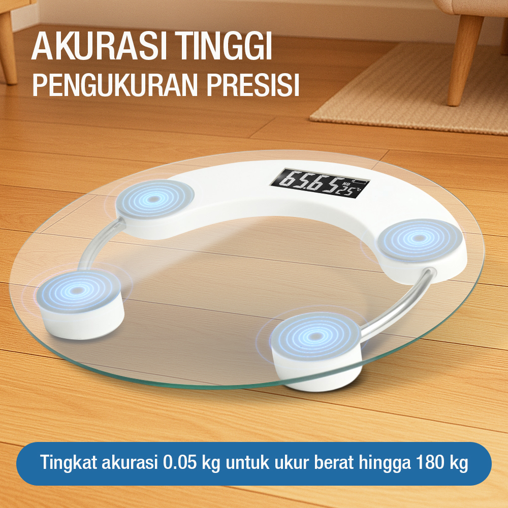 OEIN Timbangan Badan Digital Scale Rechargeable 180kg - TB18