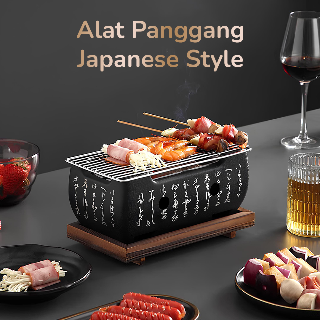 Aihogard Alat Panggang Arang Portable BBQ Japanese Grill Stove - H02