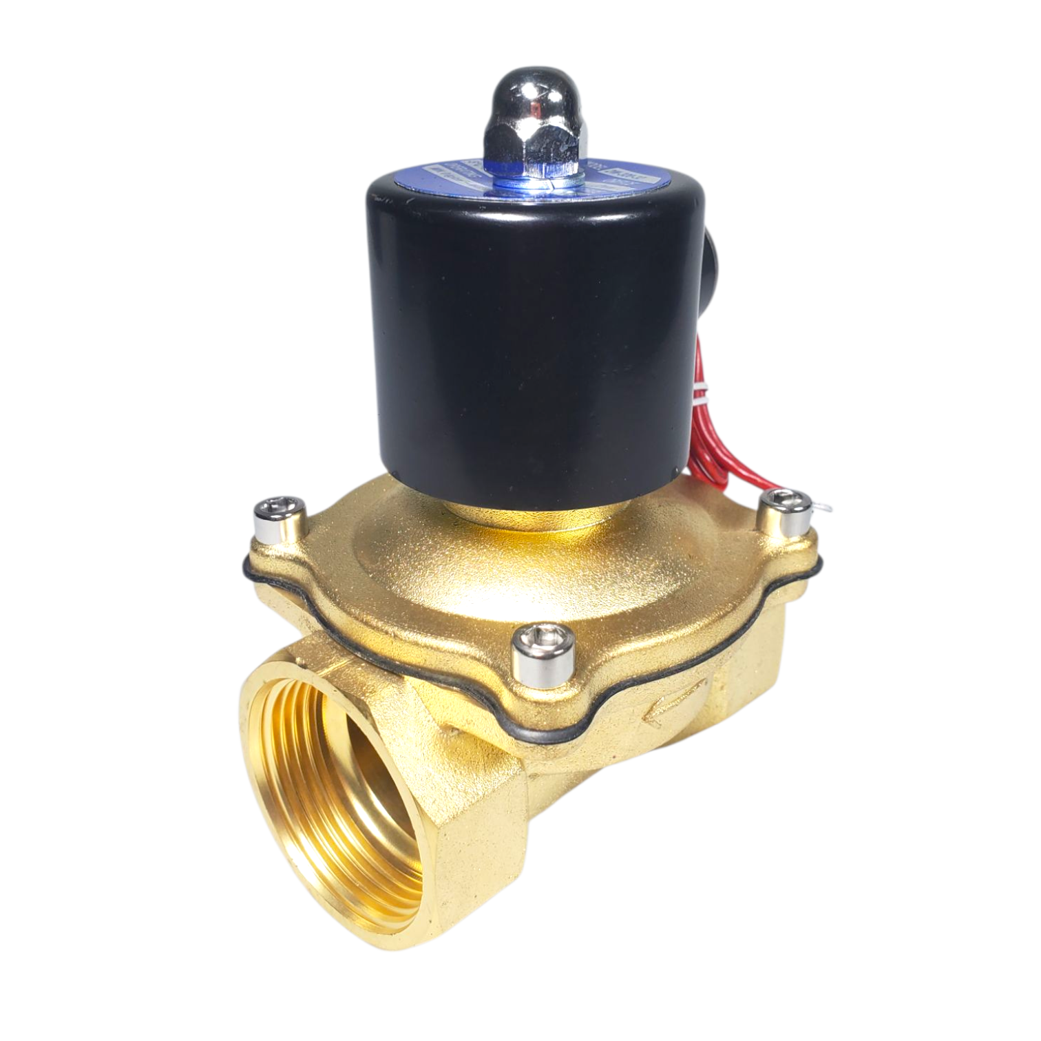 BESASE Solenoid Water Valve Electric Normally Closed 220V 1 1/4 Inch - 2W-320-32