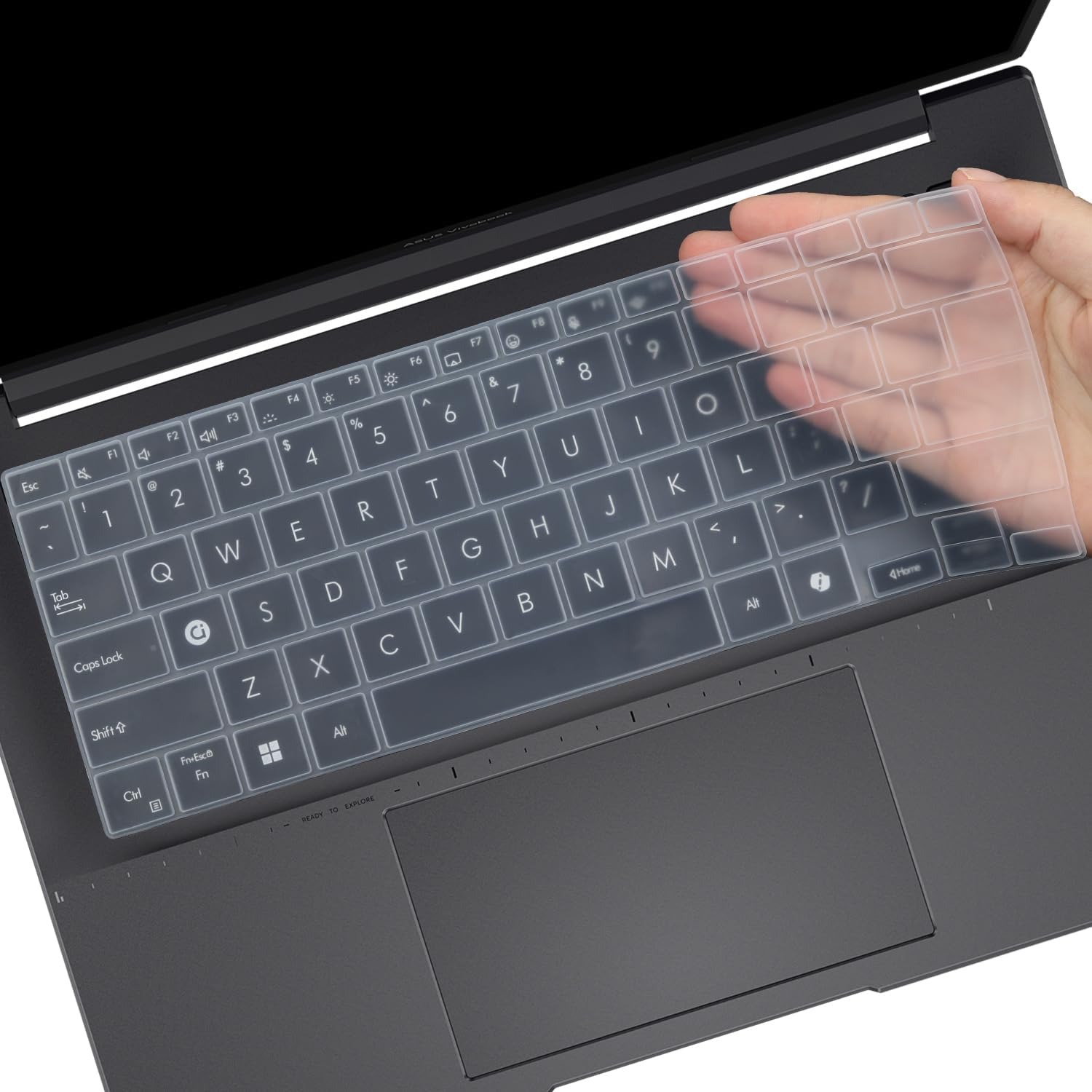 Erilles Silicone Keyboard Cover for Macbook and Windows Laptop - H5
