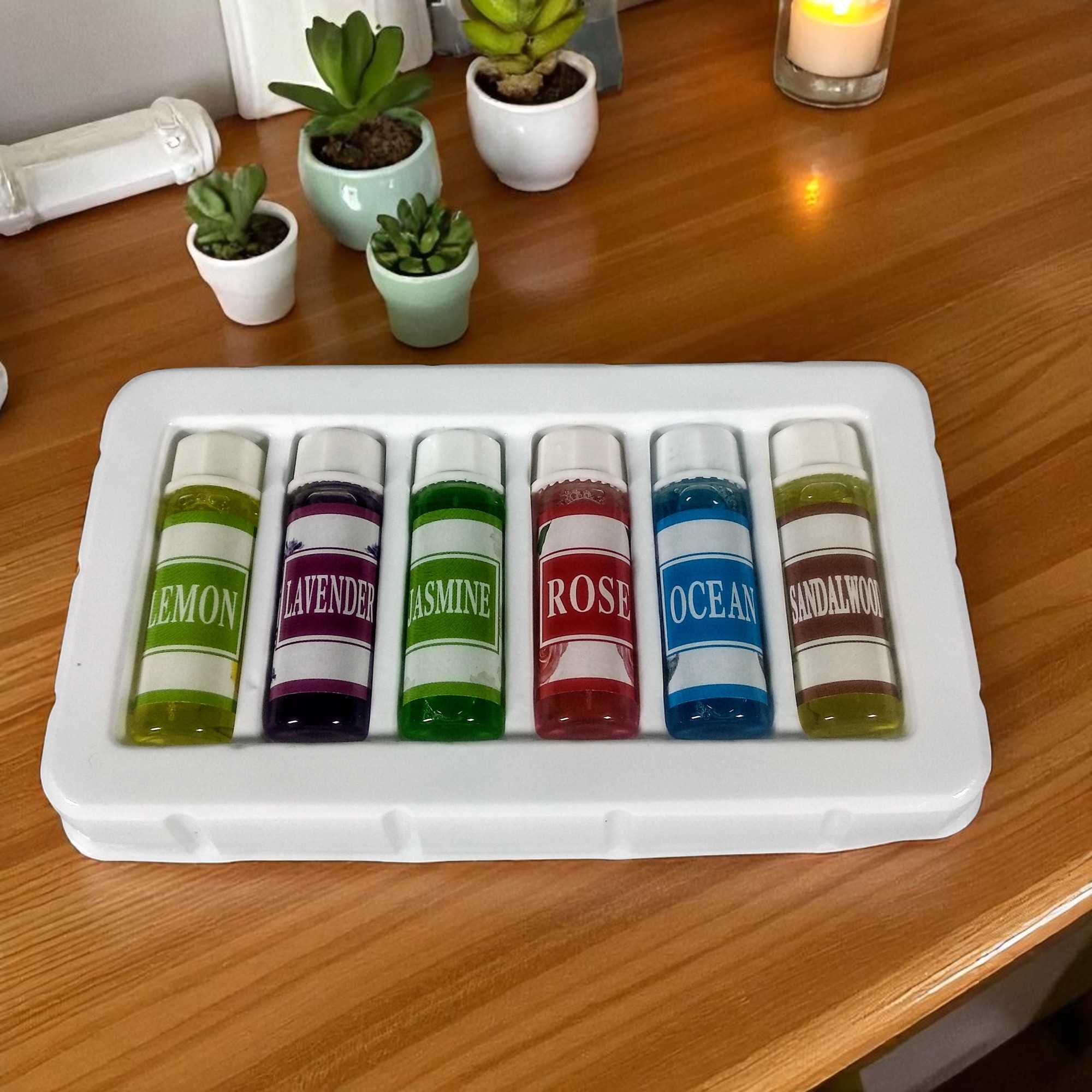 Taffware HUMI Essential Oils Minyak Aromatherapy 5ml Mixing 6 PCS - 3544
