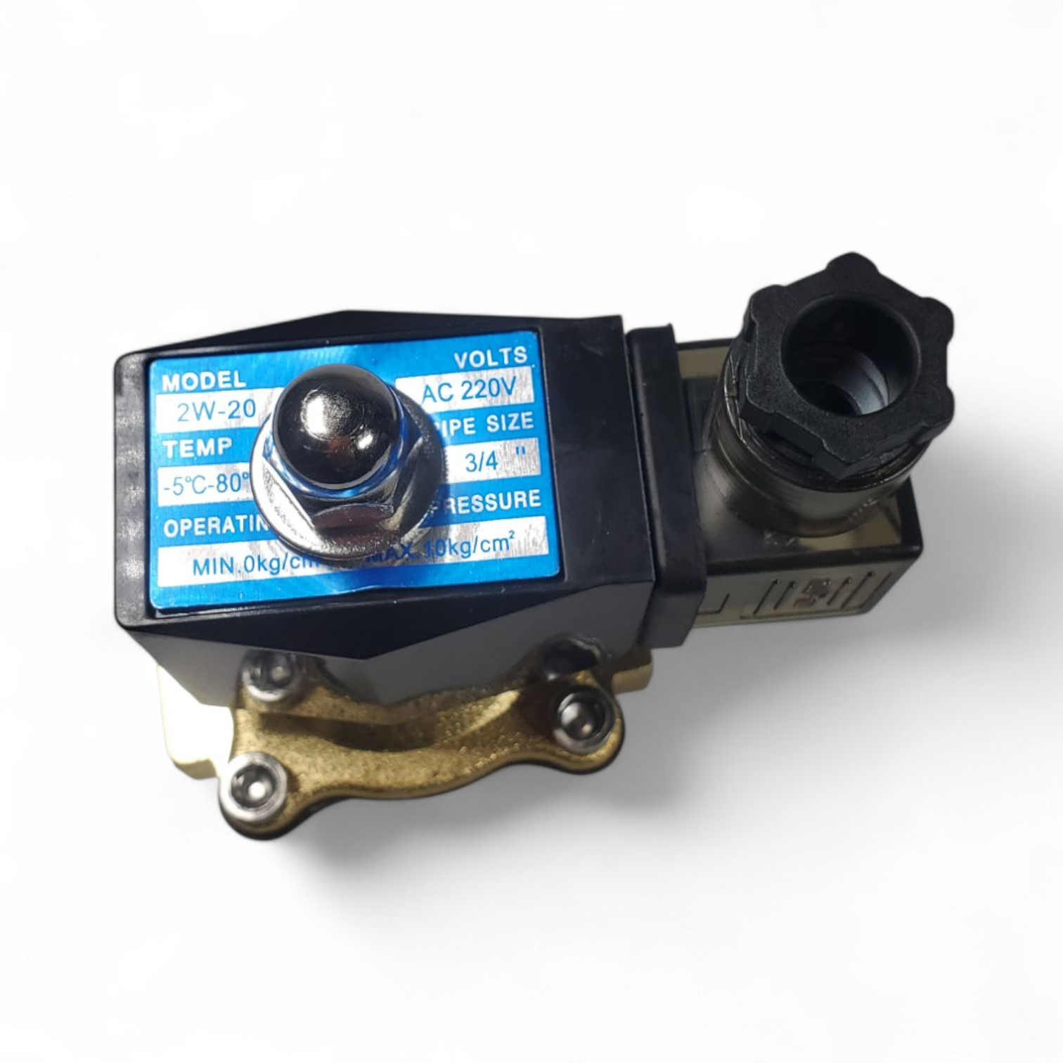FMA Solenoid Water Valve Switch Electric Normally Closed 220V 3/4 Inch - 2W-20