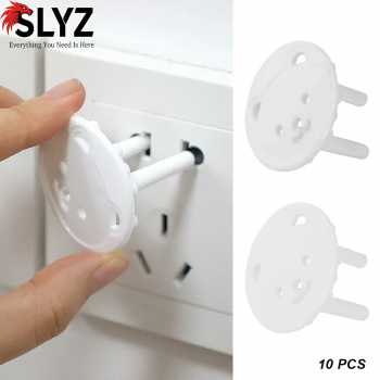 Slyz Safety Socket Plug Listrik Outlet Cover Bear Model EU Plug 10 PCS - INU96