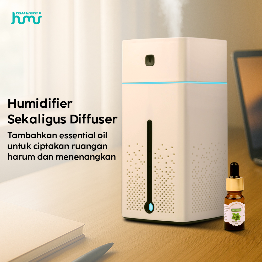 Taffware HUMI Air Humidifier Ultrasonic Aroma Diffuser RGB 1L - KS-600