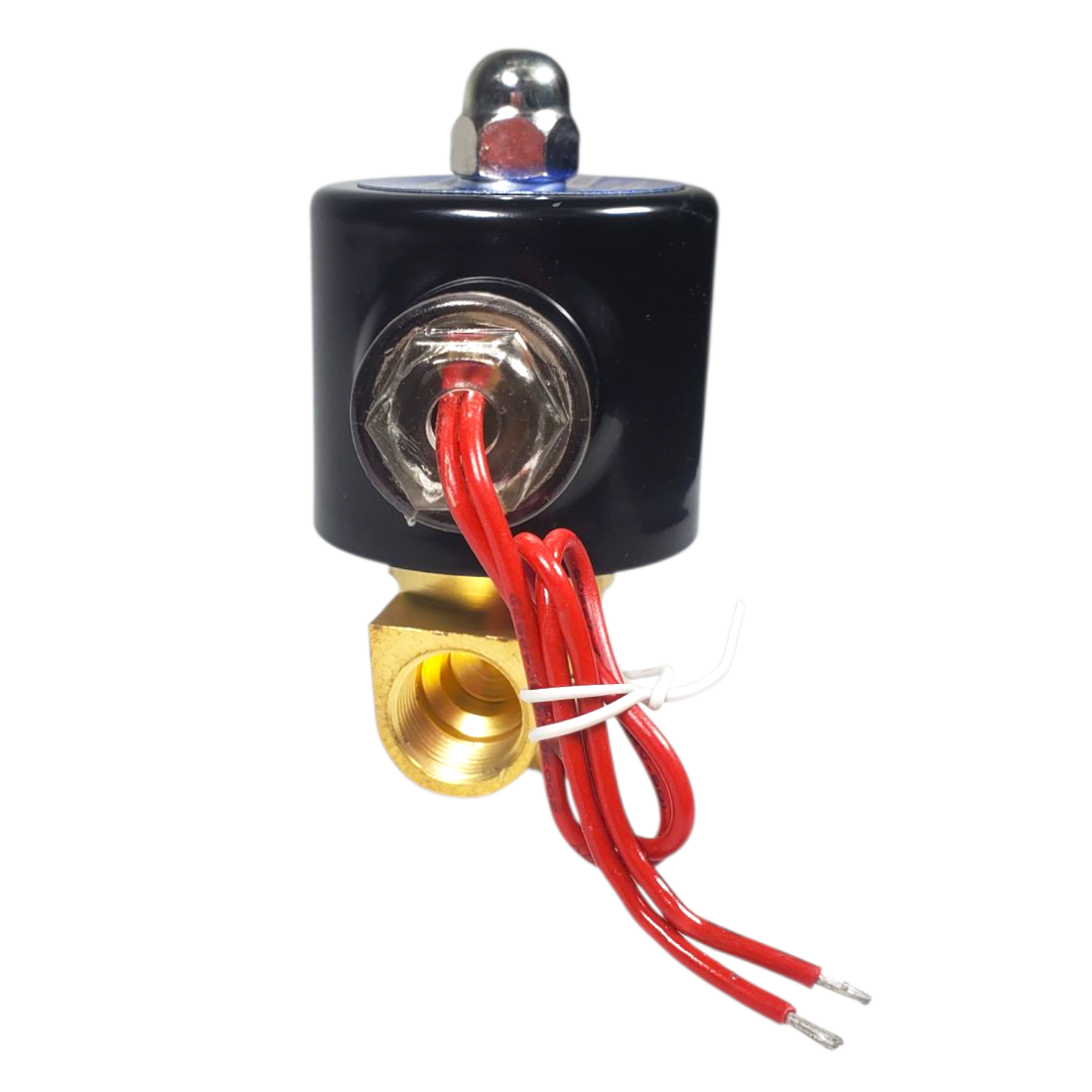 BESASE Solenoid Water Valve Electric Normally Close 220V 3/8 Inch - 2W-040-10