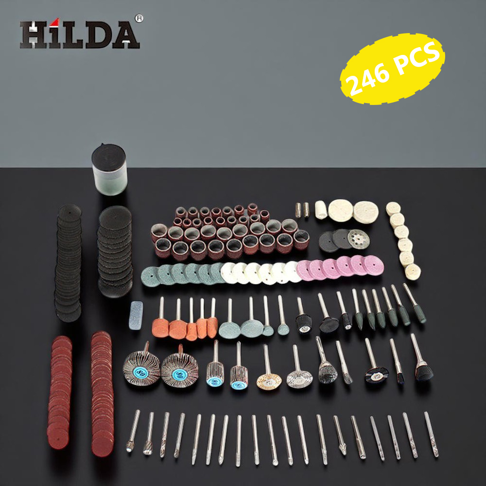 HILDA Set Mata Bor Grinding Polishing Cutting Drill 246 PCS - KSDMPJ-2