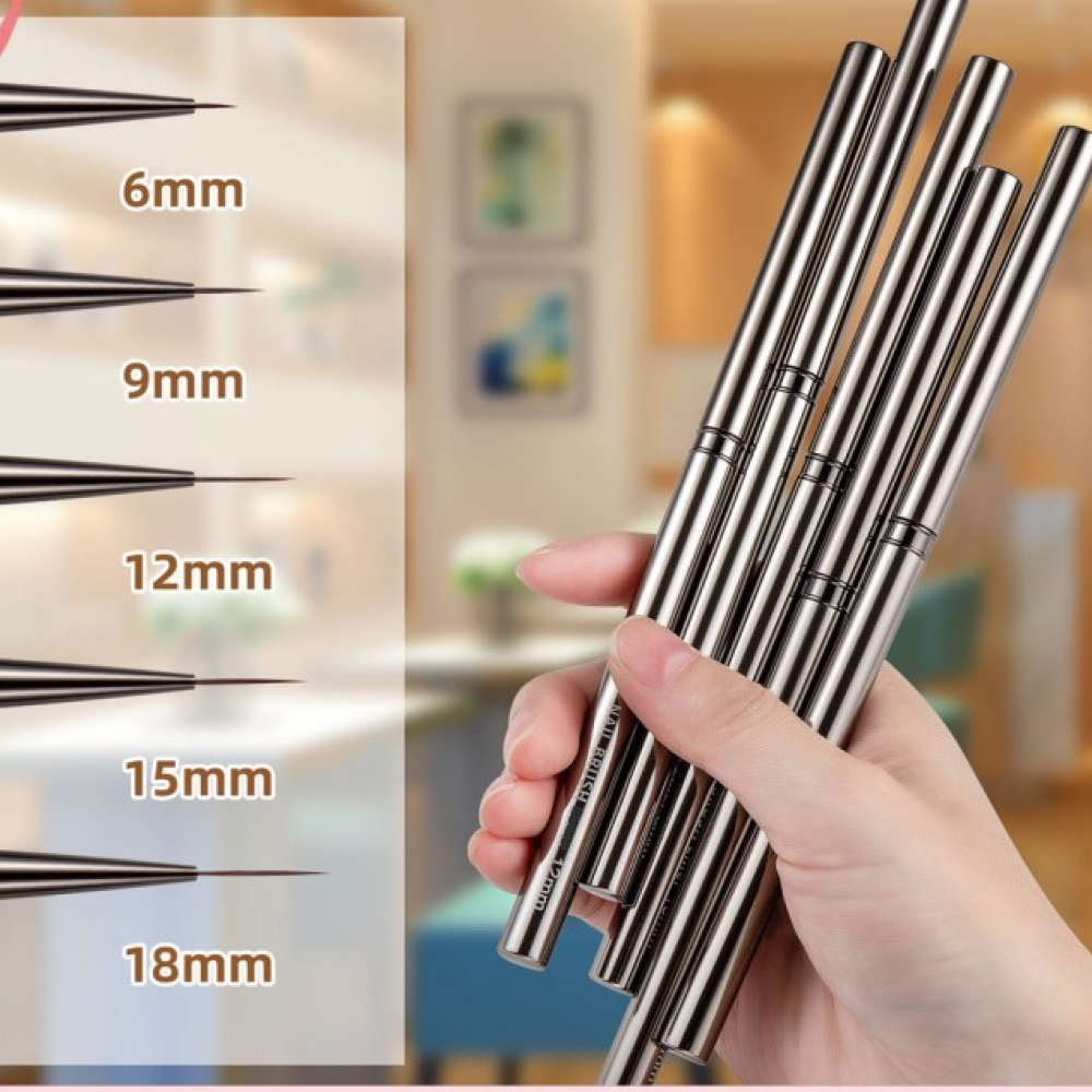 Biutte.co Set Kuas Kutek Lukis Kuku Nail Art Brush Dotting Tools 5 PCS - CT144