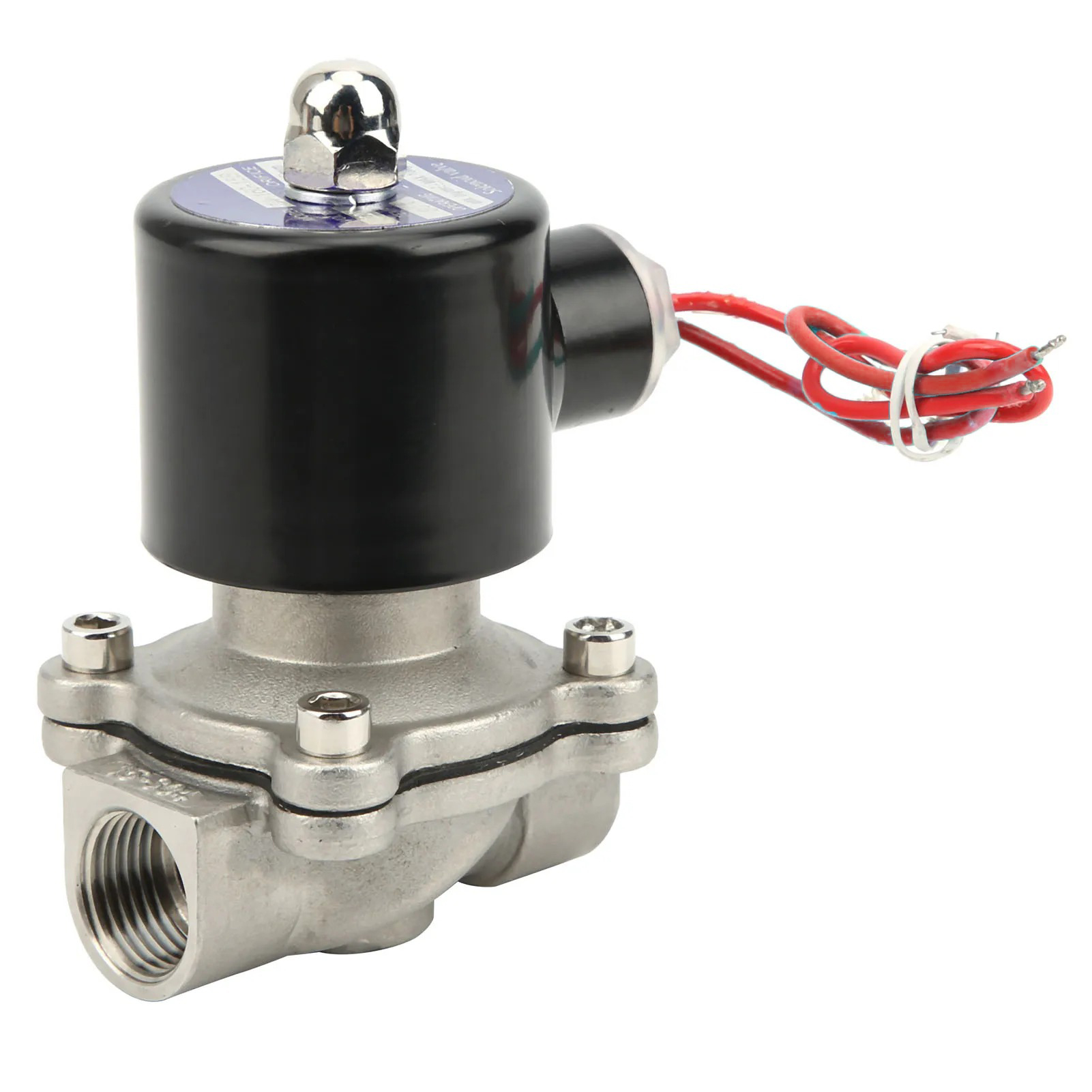 GRT Solenoid Water Valve Stainless Steel Normally Close 220V 1/2 Inch - 2W-160-15