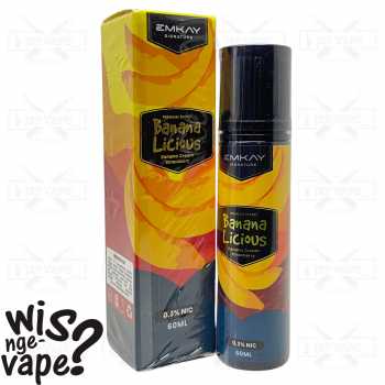 BANANA LICIOUS 60ML - PREMIUM LIQUID VAPE BY CMW